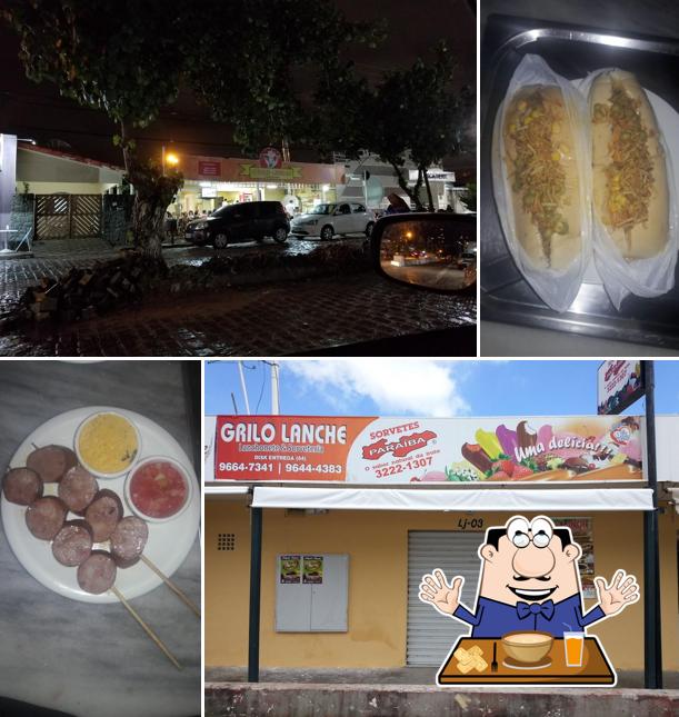 Platos en Grilo lanche