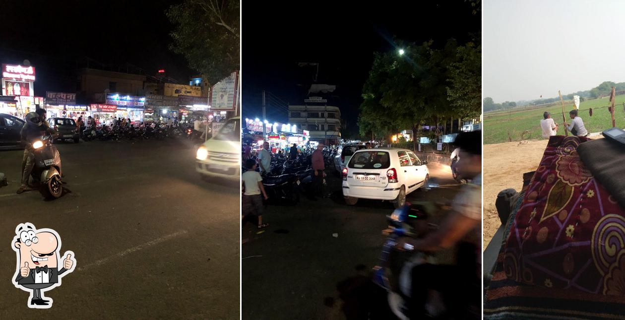 Look at the pic of Chopati Market Station Road