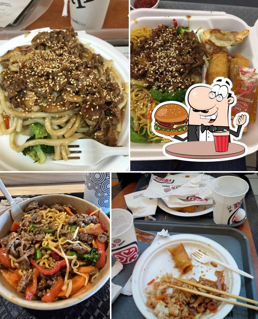 Essayez un hamburger à Edo Japan