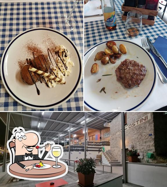 Guarda la immagine che mostra la cibo e esterno di Grotto Ostini dal Cek,Teo e Ornella