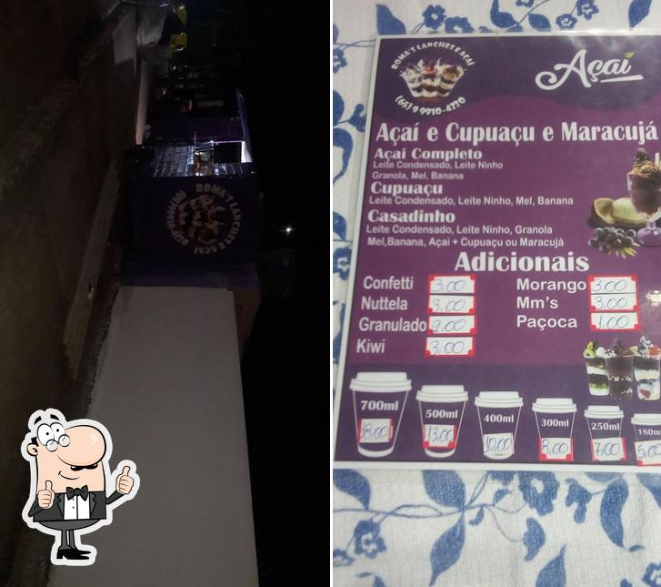 Rose lanche acai