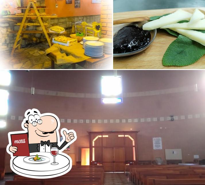 La immagine della cibo e interni di La Vecchia Fattoria Agriturismo - cucina contadina