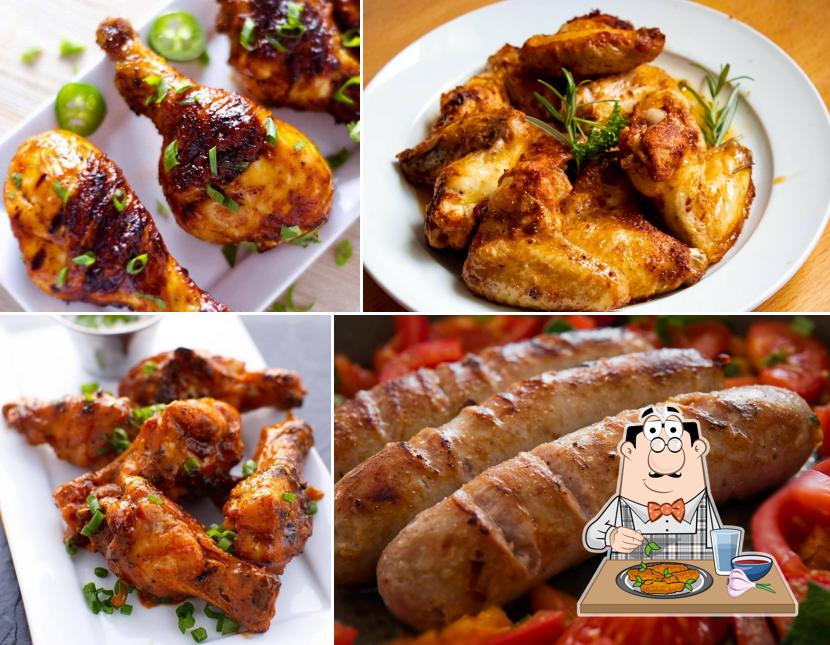 Chicken wings at Rooftop Bbq and Grills