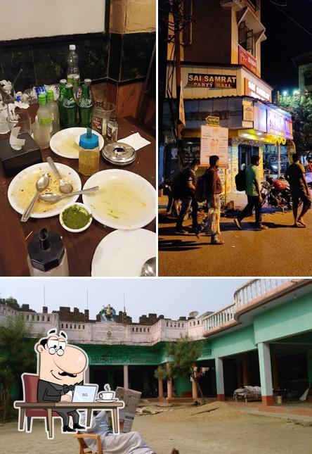 The interior of Samrat Hotel