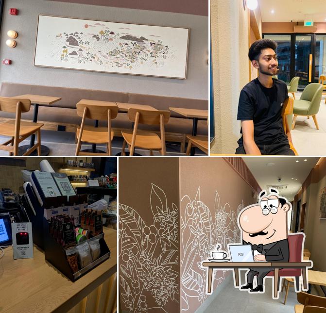 Check out how STARBUCKS COFFEE looks inside