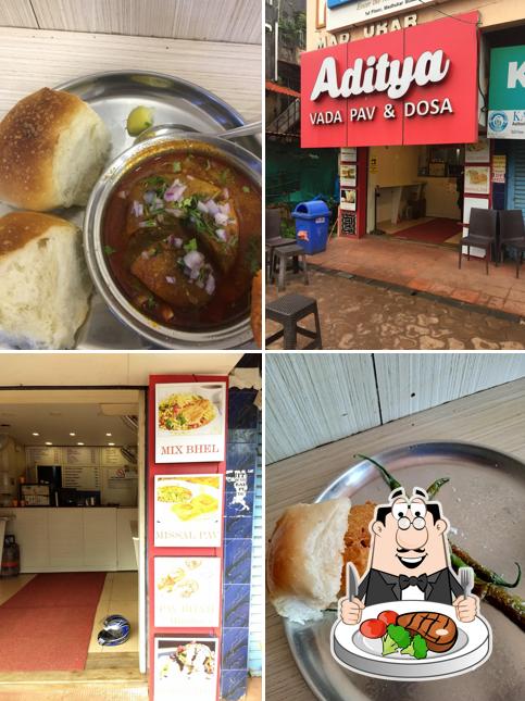 Aditya Vada Pav and Dosa provides meat dishes