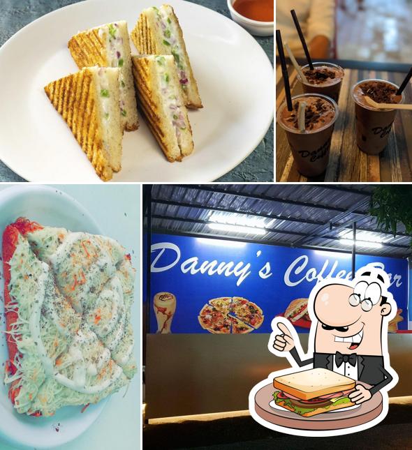 Grilled cheese sandwich at Danny's Coffee Bar