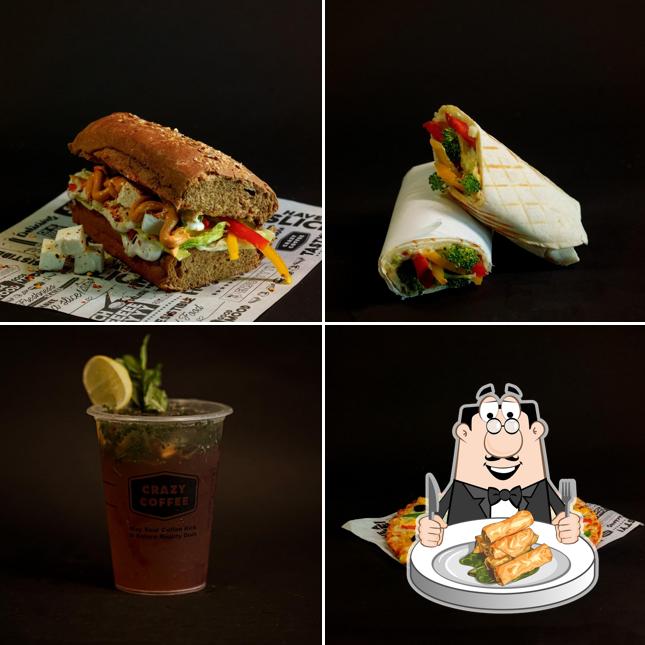 Spring rolls at Crazy Coffee