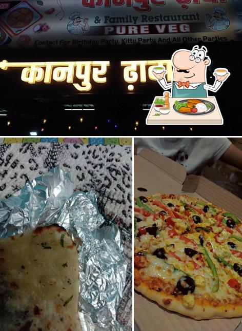 Among various things one can find food and exterior at कानपुर ढाबा & restaurant