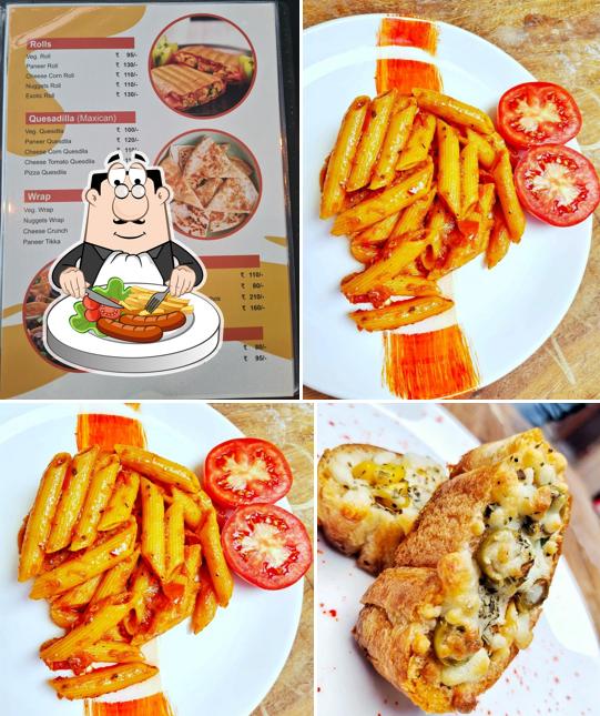 Food at Blue street café n restaurant