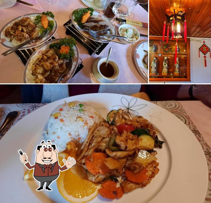 Questa è la immagine che raffigura la cibo e nozze di Restaurant Chinois Golden Dragon