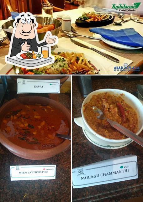 Food at Kadaloram at ABAD Plaza
