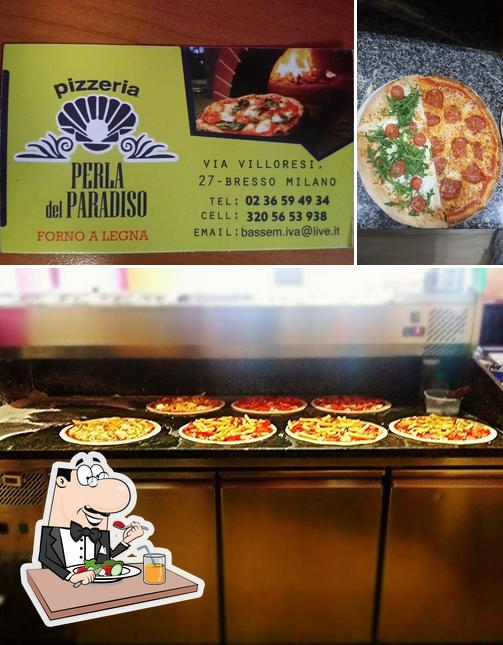Cibo al Pizzeria perla del paradiso