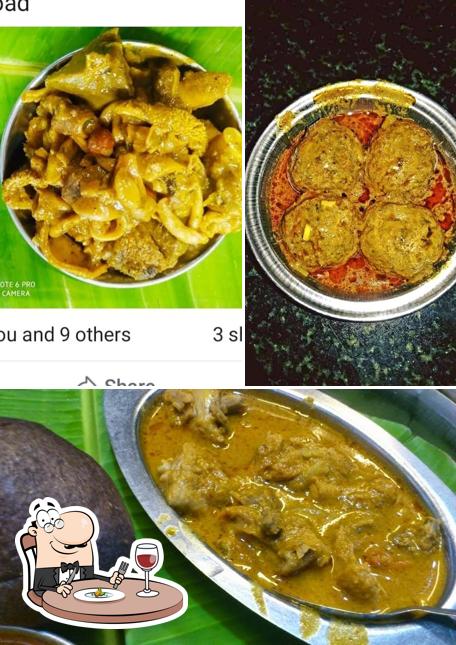 Chicken curry at Sangam Military