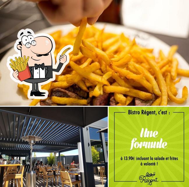 Vous pouvez prendre des frites en tant qu'accompagnement ou collation