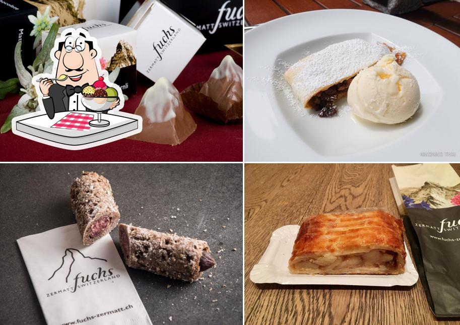 Bäckerei Fuchs serve un'ampia varietà di dolci