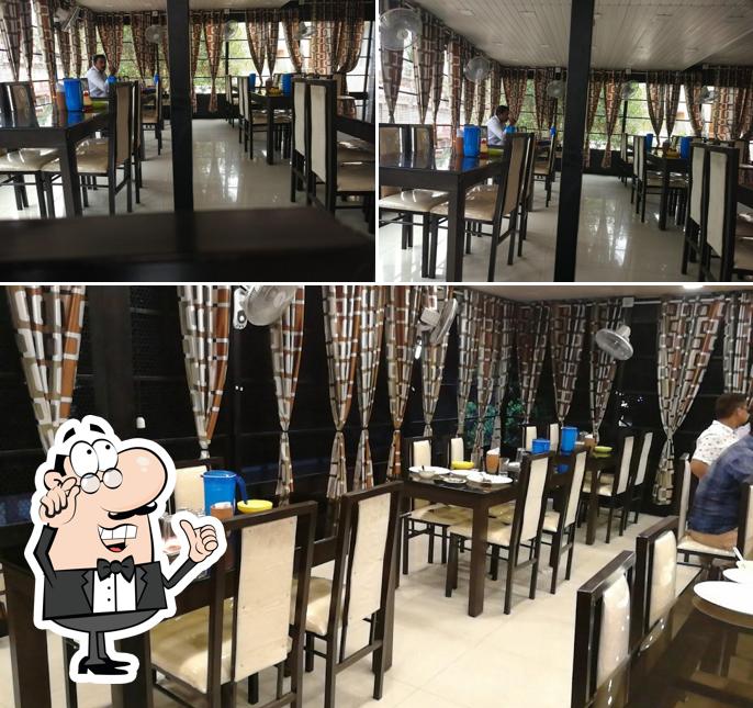 The interior of Mankalam Restaurant