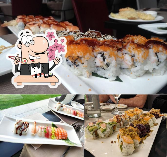 Prenditi le diverse opzioni di sushi