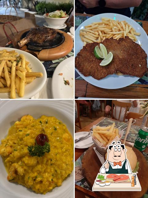 Peixe e fritas em Don Juan RestoBar: Churrascaria, Churrasco, Pizza, Burger, Happy Hour, Búzios