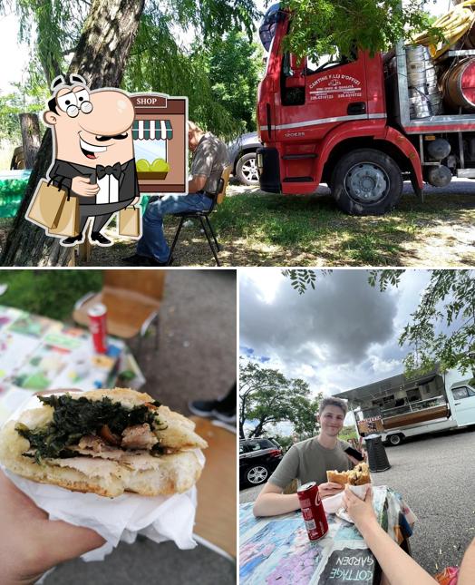 Gli esterni di Food Truck del Cavalcavia