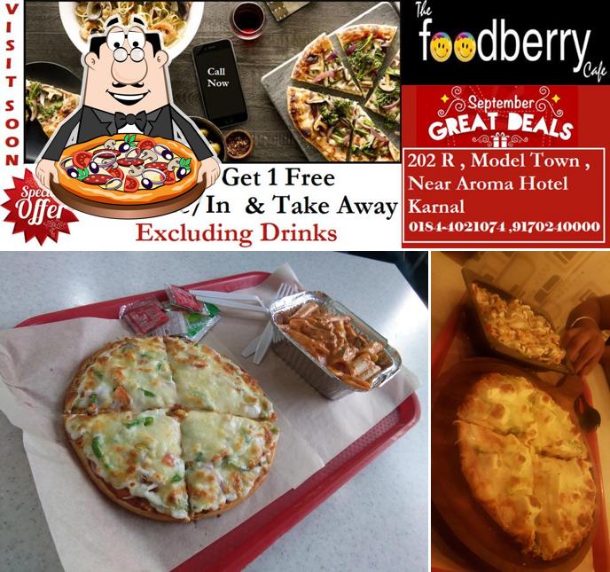 Pick pizza at The Foodberry Cafe