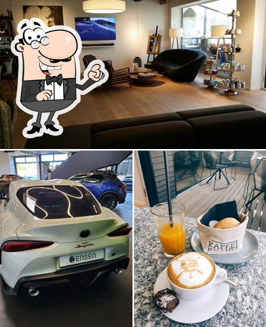 Dai un’occhiata alla foto che presenta la interni e cibo di Jensen AG
