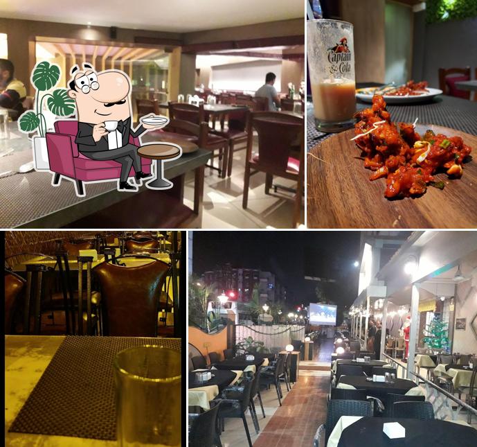 The interior of Kamini Family Resto & Bar