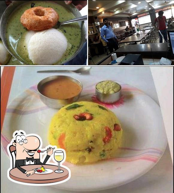 The photo of food and interior at Megha upahara