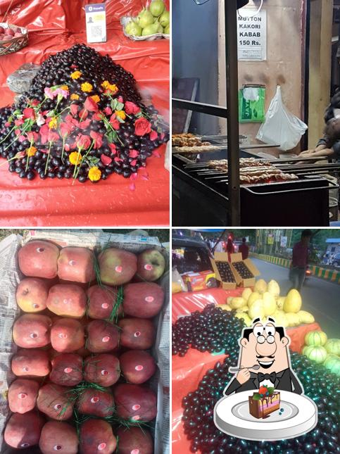 Chocolate cake at Pk Kebabs