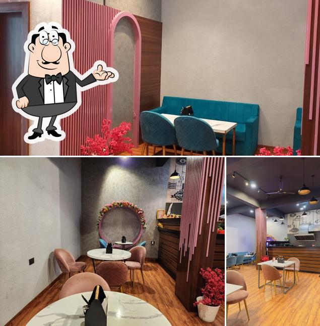 The interior of The Good Vibez