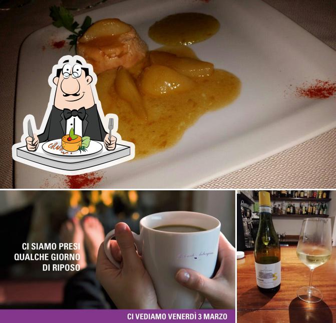 Questa è la immagine che presenta la cibo e alcol di Ristorante Aubergine