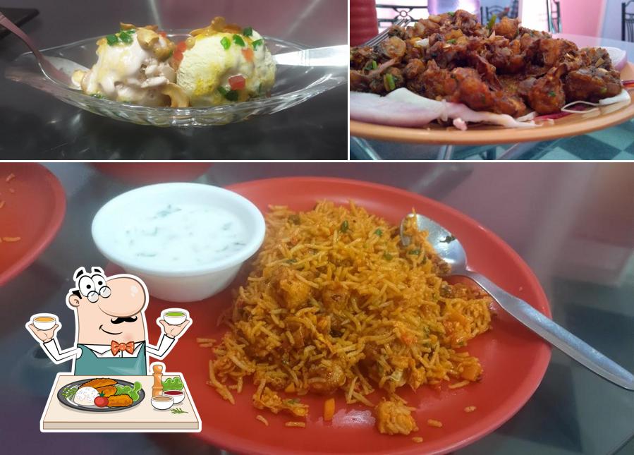 Food at Romantic Icecream Parlour