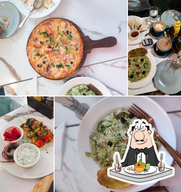 Food at Buona Sera Cafe