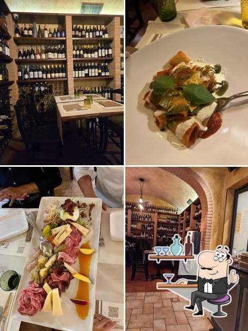 Gli interni di Ristotante Enoteca Enos