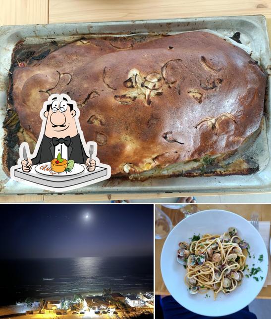 Questa è la foto che raffigura la cibo e esterno di Osteria di fuori porta