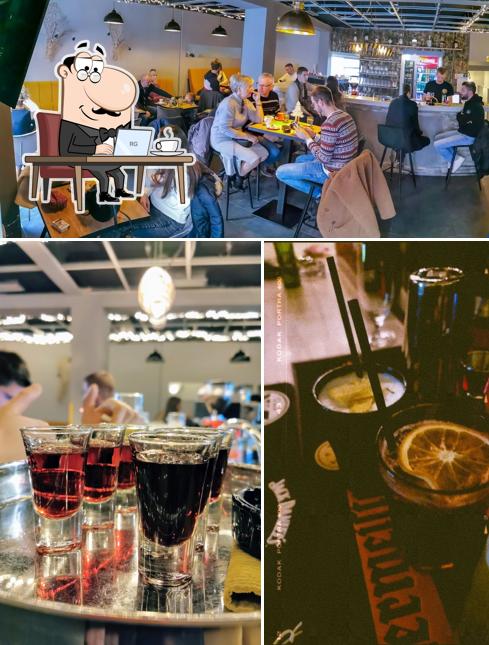 Gli interni di Shibba bar