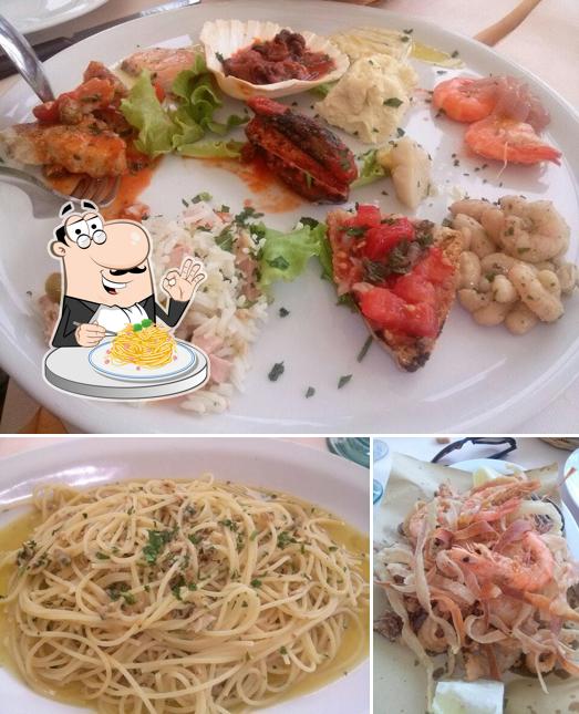Spaghetti alla carbonara al Bagno Carla