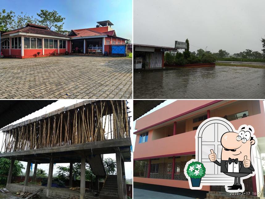 The exterior of Kareng Dhaba