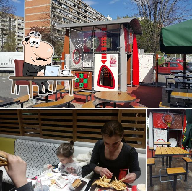 Gli interni di McDonald's Kruge