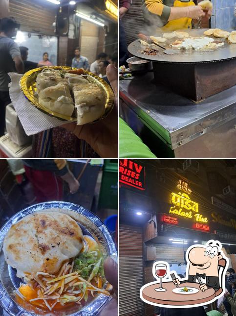 Food at Pandit kaladi kulcha