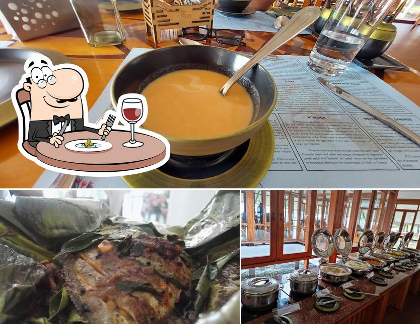 Food at Pearlspot Restaurant
