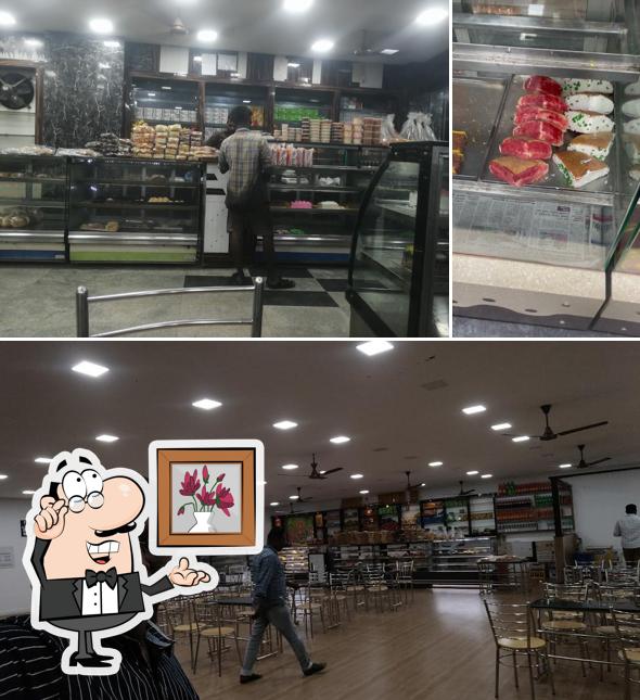 The interior of Sri Dhivya Bakers