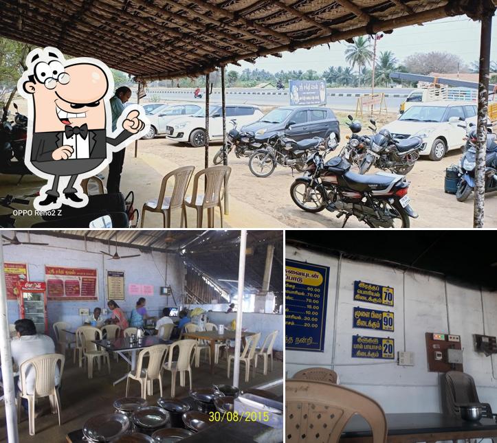 The interior of SHREE SAKTHI MESS