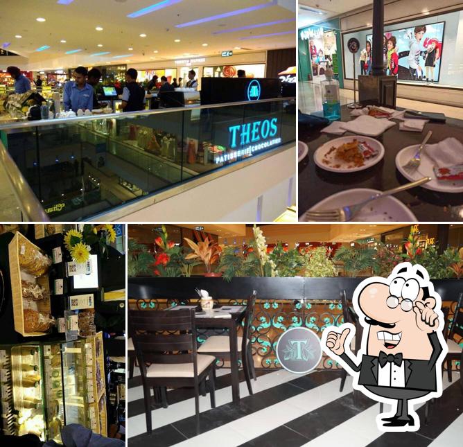 The interior of THEOS SECTOR 18 NOIDA