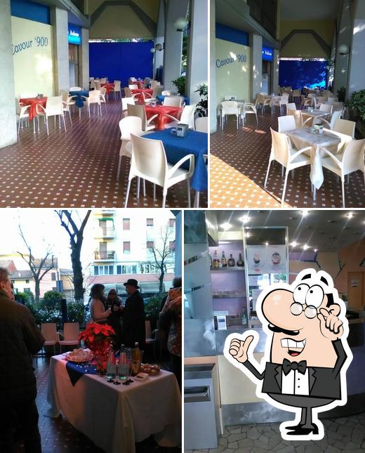 Gli interni di Caffè Cavour 900