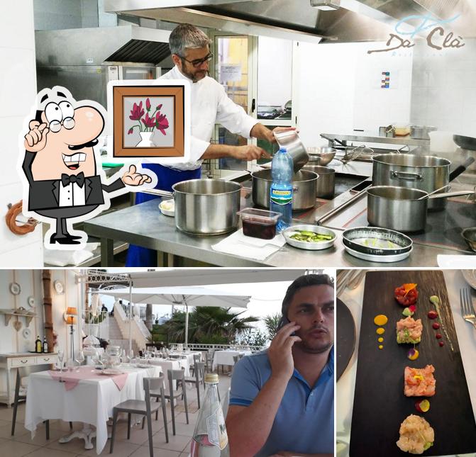 Gli interni di Da Cla'