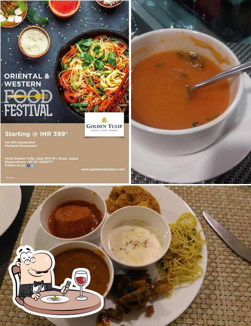 Food at Marigold Restaurant