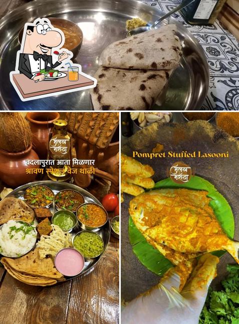 Food at Mullukh Marathha Seafood Restaurant in Badlapur Thali Restaurant
