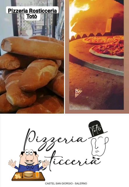 Platti al Pizzeria Rosticceria Totò