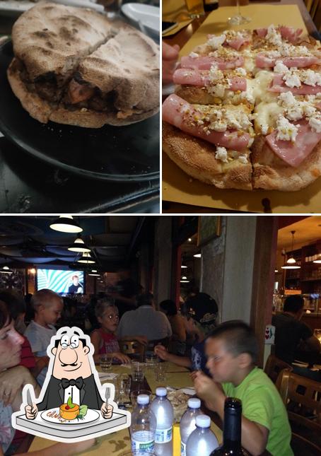 Questa è la immagine che raffigura la cibo e bancone da bar di Pub ristorante La Pucceria